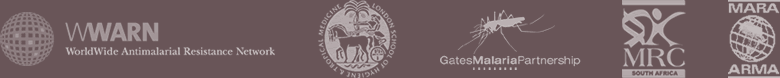 logo - Worldwide Antimalarial Resistance Network, London School of Hygience and Tropical Medicine, Gates Malaria Partnership, MRC South Africa, MARA ARMA